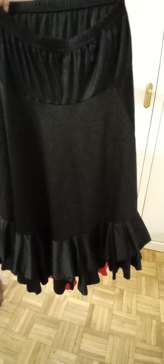 Falda flamenca niña talla 10,12,14.Regalo castañue