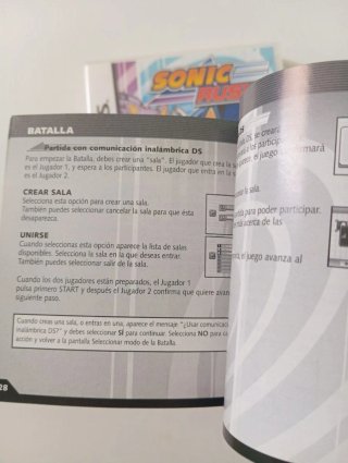 Sonic Rush - Nintendo DS con manual