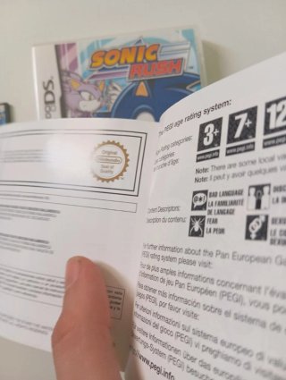 Sonic Rush - Nintendo DS con manual