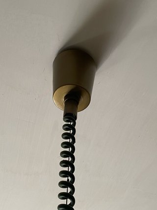 Lámpara colgante floral con flecos