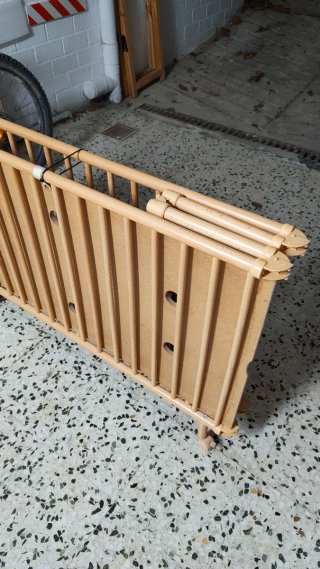 Cuna de madera 122x67 cm