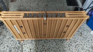 Cuna de madera 122x67 cm