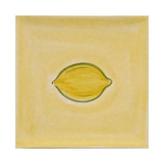 Pack 6 azulejos cerámicos olivos y limones 10x10