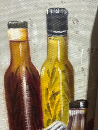Tríptico Cuadros Bodegón Cocina