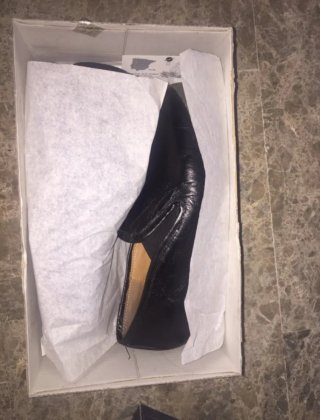 Mocasines de piel negros