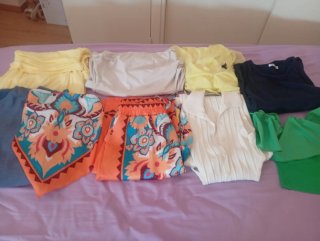 Lote 4 vestidos y pantalones varios modelos colore