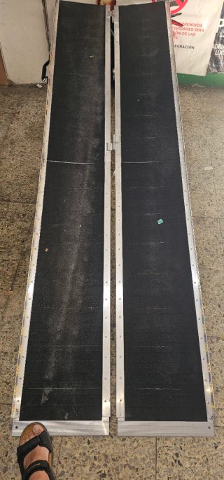 Rampa Silla Ruedas y motos Plegable Aluminio
