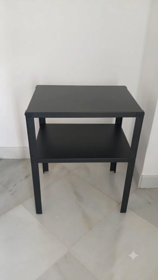 Mesita auxiliar Ikea Knarrevik Negra