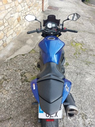 Kawasaki z750 azul