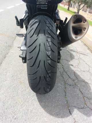 Kawasaki z750 azul