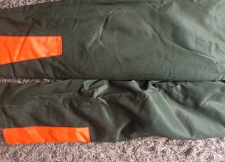 Mono anti corte Wolfgang Mauser verde/naranja
