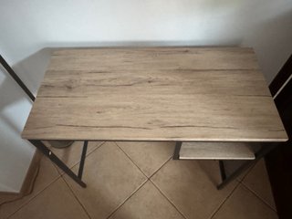 Escritorio moderno madera y metal
