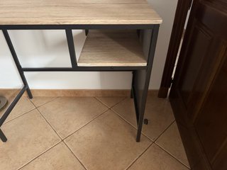 Escritorio moderno madera y metal