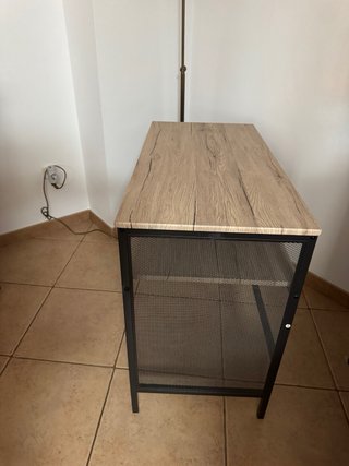 Escritorio moderno madera y metal