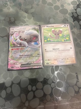 Carte Pokémon Cinccino-GX e Minccino