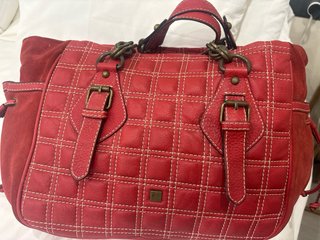 Bolso Purificación García Rojo Piel