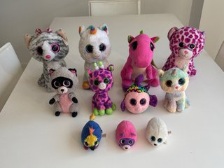 Peluches Ojos Brillantes Ty, se venden el lote com