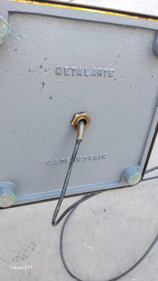 Lampada da terra Metalarte Vintage in metallo