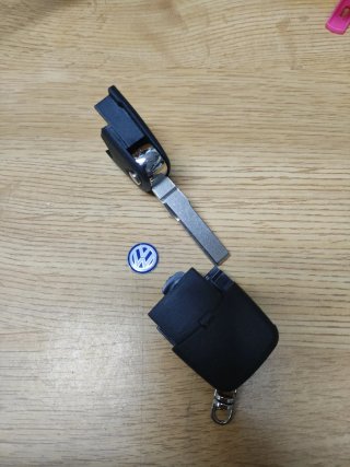 Carcasa llave coche vw