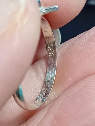 Anillo Plata Ley Sol Piedra Luna