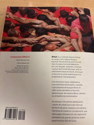 A punt llibre de l'alumne. Curs de català