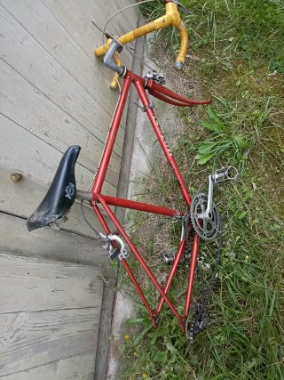 Cuadro Bicicleta Razesa Roja