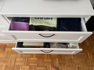 Comodino SONGESAND IKEA a 3 cassetti bianco