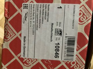 Tubo Flexible Escape Camión Febi Bilstein 10846