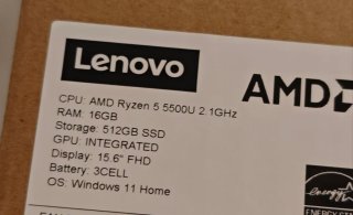 Ordenador portátil Lenovo AMD Ryzen 5