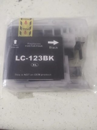 Cartucho Tinta Negra LC-123BK XL