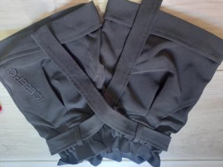Completo Iceberg bambina rosso e nero