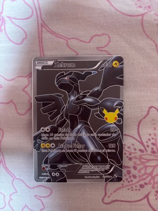 Carta Pokémon Zekrom 25 Aniversario