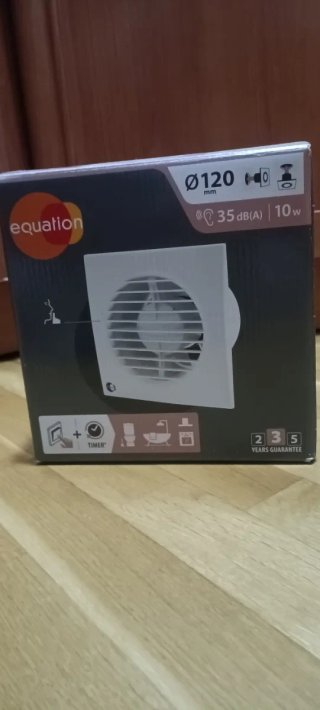 Extractor de baño Equation Ø120mm