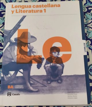 Libro Lengua Castellana/Literatura 1⁰ bachillerato