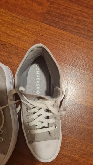 Zapatillas Converse Mujer Beige/Blanco