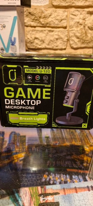 Micrófono Gaming Crigules U-120 RGB
