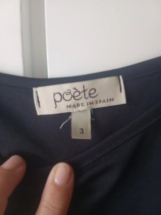 Poète Vestido negro y gris