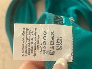 Mutanda slip da donna color azzurro vintage