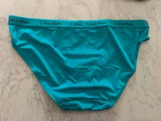 Mutanda slip da donna color azzurro vintage