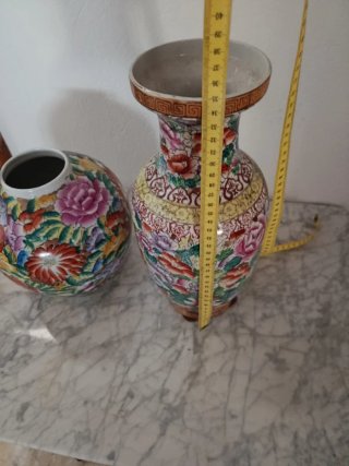 Juego de jarrones chinos