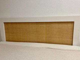 Cabecero de madera maciza y fibras naturales-160cm