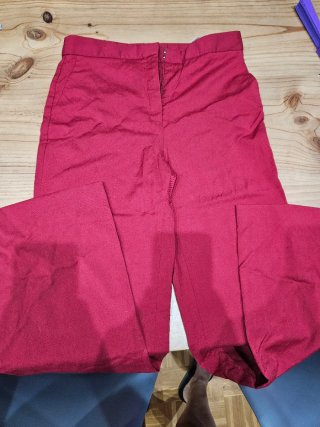 Pantalón Massimo Dutti Talla 40 Rojo