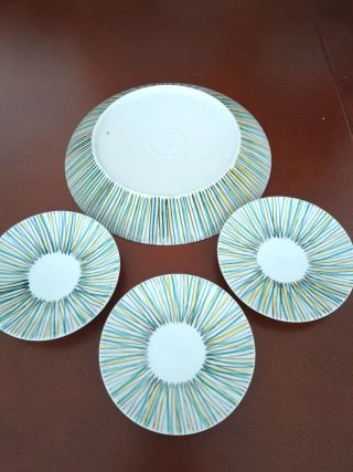 Juego platos antiguos Castro Sargadelos.