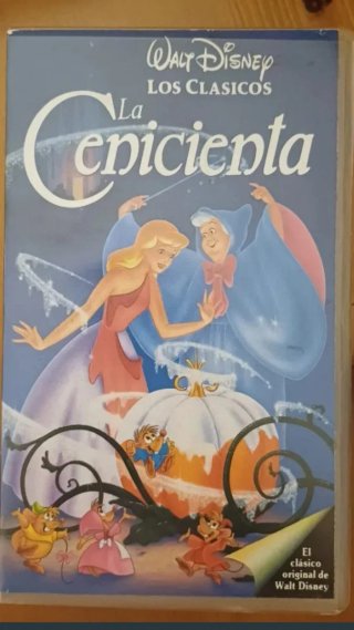 VHS La Cenicienta Clásicos Disney Español
