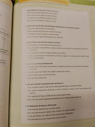 VAL, Valores éticos 1, Educación Secundaria