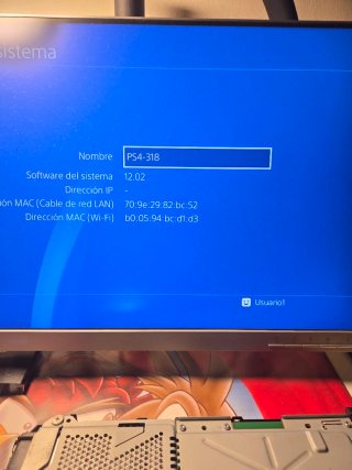 PS4 12.02 GH x barra de sonido