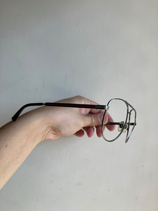 Montatura Occhiali Gucci Argento Senza Lenti