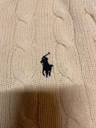 Maglione Polo Ralph Lauren Bianco Taglia M