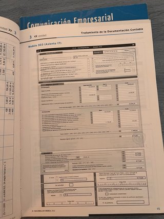 Tratamiento de la documentación contable, Forma...