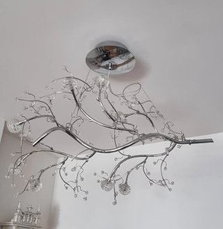 Lámpara de araña Olivia Art Déco